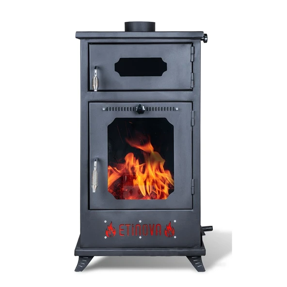 Etinova Eti-B4 Fırınlı Odun ve Pelet yakan Şömine Tipi Soba
