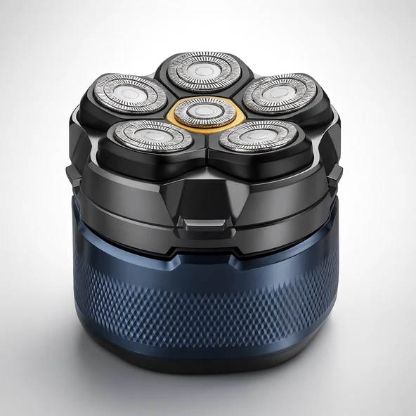 Üsküdar İletişim Elektrikli Tıraş Islak Kuru Hızlı Tıraş Kel Erkek Kafa Su Geçirmez IPX6