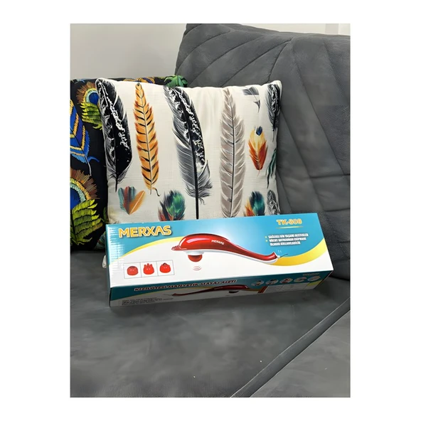Merxas TK-808 Elektrikli Yunus Model Masaj Aleti Sırt Basen Karın Omuz Masaj Cihazı Ekstra Başlıklı - 3