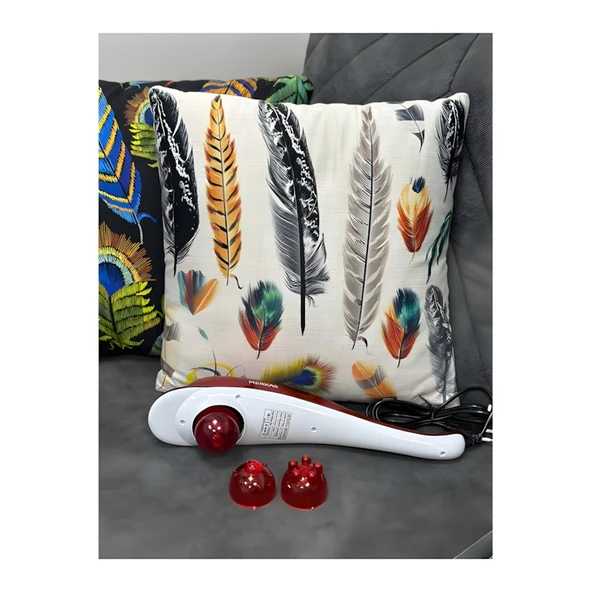 Merxas TK-808 Elektrikli Yunus Model Masaj Aleti Sırt Basen Karın Omuz Masaj Cihazı Ekstra Başlıklı - 8