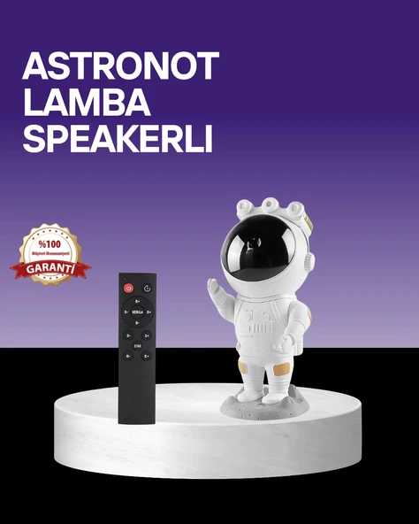 Dekoratif ve Fonksiyonel Astronot Projeksiyon Aydınlatma