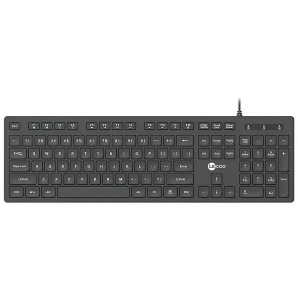 Lenovo Lecoo KB102 USB Kablolu Q Klavye Siyah