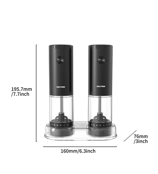 Neutron NTL-PG-33D Elektrikli Çiftli Baharat Öğütücü - 2