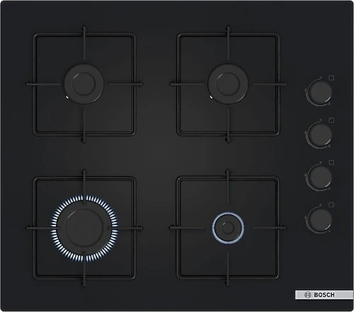 Bosch 3lü (DWK65AD60R-POP6C6P30O-HBF514BB1T) siyah Ankastre Set - Resim 3
