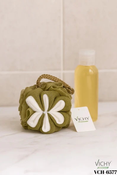 VICHY PAPATYA  DESENLİ BANYO LİFİ YEŞİL VCH-6577  60 GR ürün görseli