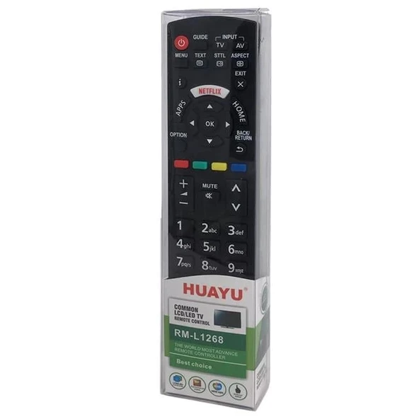 Huayu RM-L1268 Panasonic Netflix Tuşlu Universal Lcd Tv Kumandası - 3