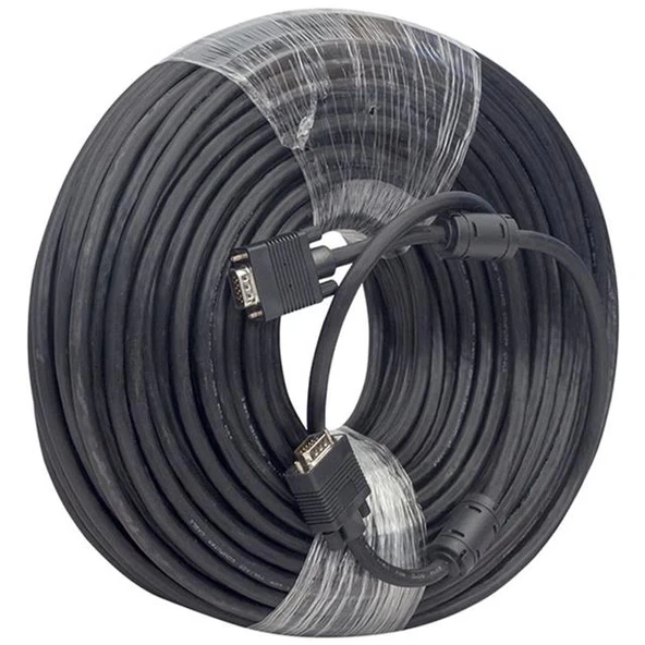 PowerMaster PM-16333 15 Pin 3+6 Erkek/Erkek 50 Metre VGA Görüntü Kablosu - 2