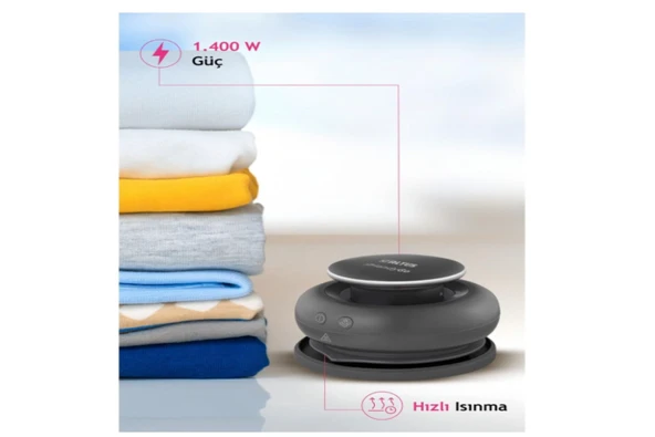 Altus HandyGo AL 5533 A 2'si 1 Arada Ütü & Kırışık Giderici Antrasit - 3