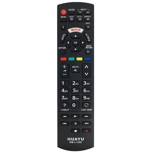 Huayu RM-L1268 Panasonic Netflix Tuşlu Universal Lcd Tv Kumandası - 2