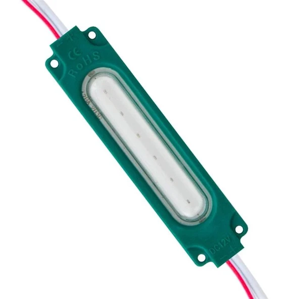 Powermaster 12 Volt 2 Watt Yeşil Modül Led (68x16 Mm) ürün görseli