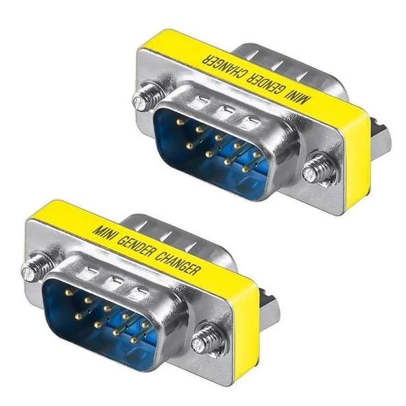 PowerMaster PM-1944 VGA Erkek-Erkek (M2M) 15 Pin Çevirici Ara Adaptör ürün görseli 1