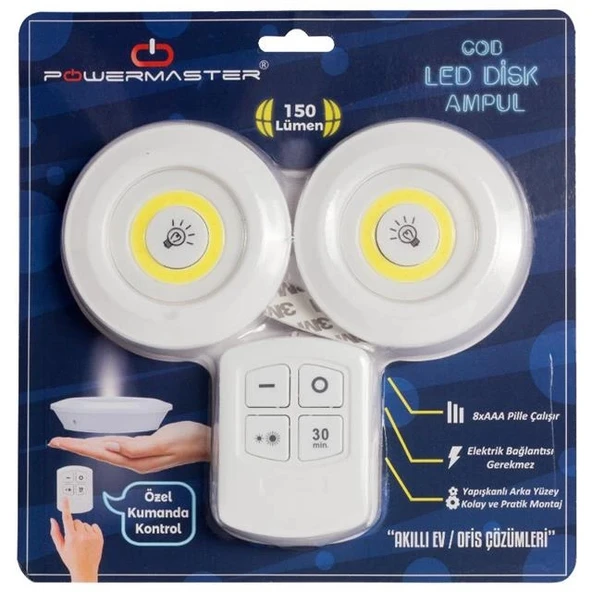 Powermaster Cob Led Kabin Ampul Kumandalı - 2