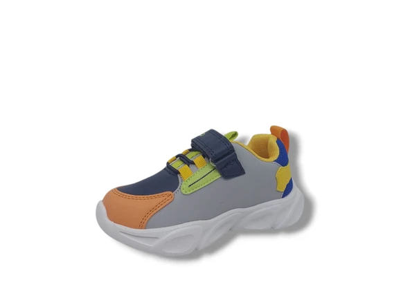 Vicco Lamb Bebe Çocuk Gri Işıklı Spor Ayakkabı - Resim 3