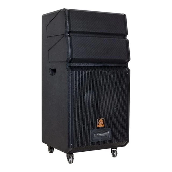 Shile SL-1612B İki El Mikrofonlu-Kumandalı USB/SD/BT/FM Taşınabilir Hoparlör - 2