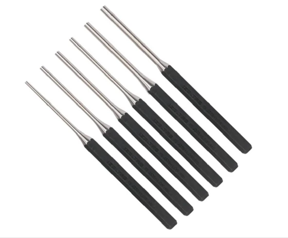 İZELTAŞ 6'lı Düz Pim Zımba Takımı Boyalı - Resim 2