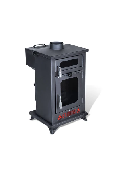 Etinova Eti-K4 Küçük Fırınlı Odun ve Pelet yakan Şömine Tipi Soba - 3