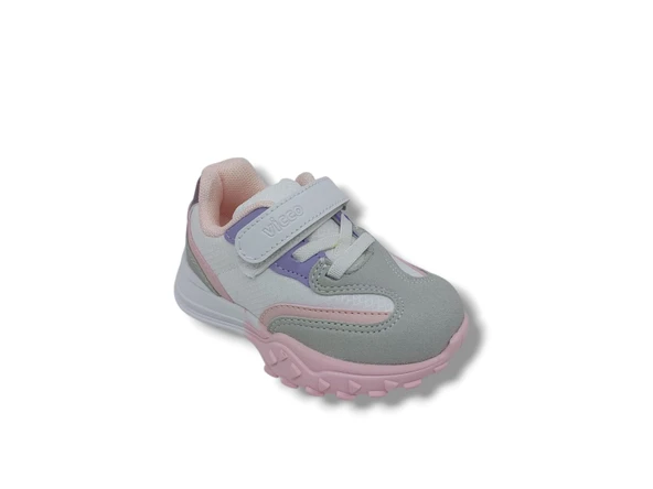 Vicco Surf Bebek Kız Çocuk Beyaz Spor Ayakkabı - Resim 4