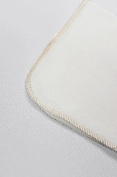 Nessiworld Bistyle Organik 20x20 10'Lu Penye Mendil 90102 Ekru - Resim 2