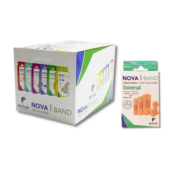 Nova Universal Yara Bandı 25 li (20 Adet) - 1