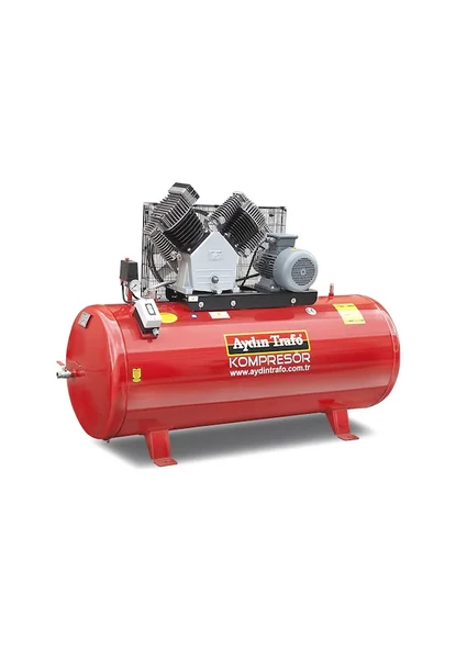 Aydın Trafo 22-530 7.5 Hp 12 Bar 530 LT Çift Kademeli Pistonlu Kompresör - 1