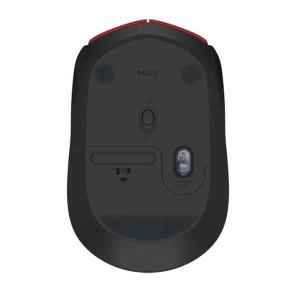 Logitech M171 USB Kırmızı Kablosuz Mouse - 3