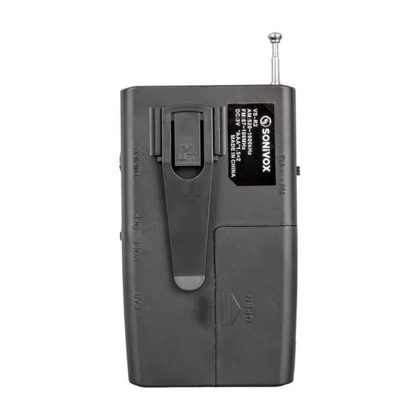 Sonivox VS-R2 Analog Radyo Gümüş Renk - 2