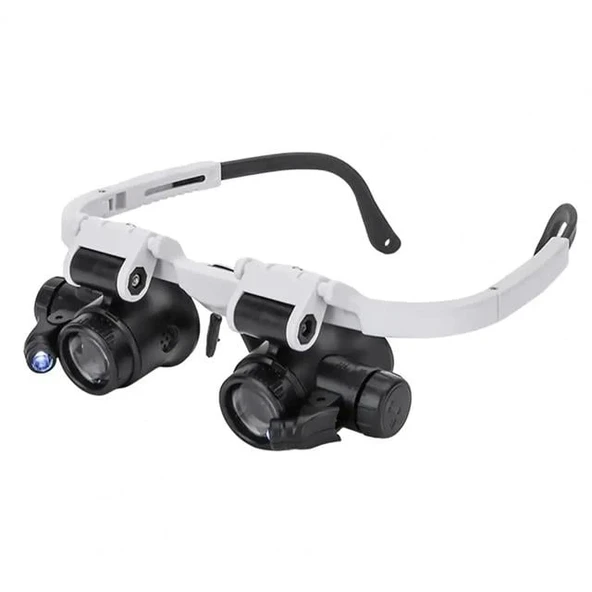 Sunup 2 Led Işıklı Pilli Büyüteçli Gözlük