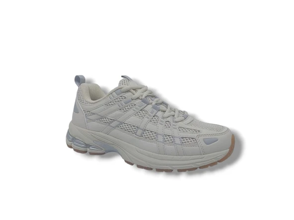 Lescon Pace Runner Unisex Bej Yürüyüş Koşu Spor Ayakkabı - Resim 2