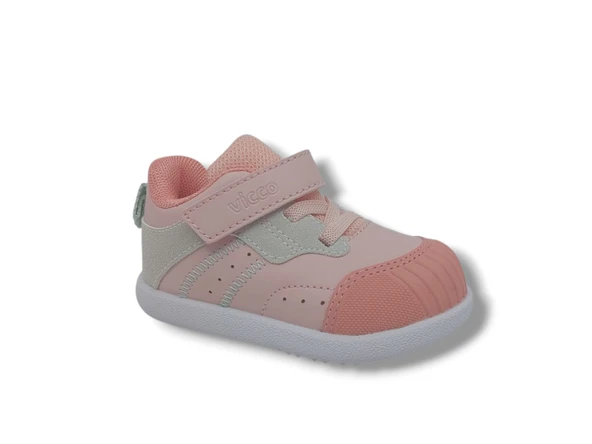 Vicco Ayden İlk Adım Bebek Pudra Casual Ayakkabı - Resim 2