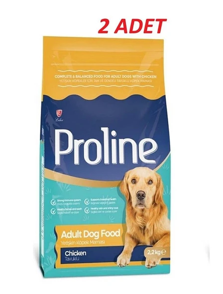 Pro Line Tavuklu Yetişkin Köpek Maması 2,2 Kg*2 Adet ürün görseli
