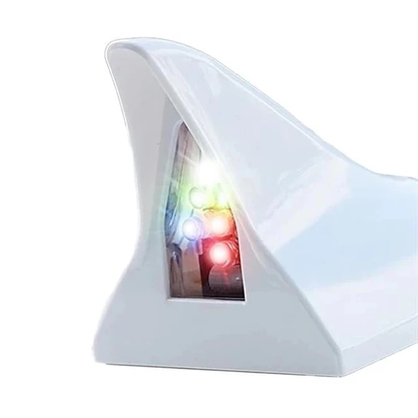 Sunup Solar Led Işıklı Shark Oto Anten Lambası - Resim 3