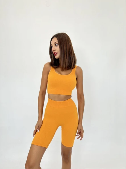 2500 SPORCU ŞORT TAYT-TURUNCU - Resim 2