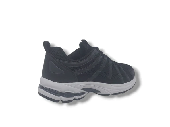 Lescon Pace Runner Unisex Siyah Yürüyüş Koşu Spor Ayakkabı - Resim 6