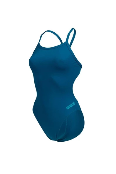 ARENA Women's Team Swimsuit Challange Solid/blue Cosmo
