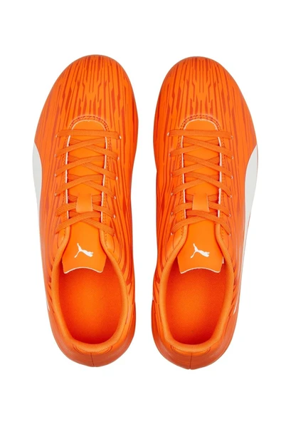 Puma Rapido III Fg-Ag 106572-09 Erkek Krampon Ayakkabı TURUNCU - Resim 4