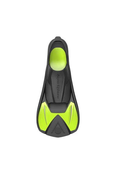 Aqua Sphere Microfin Yellow Black Kısa Palet - Resim 2