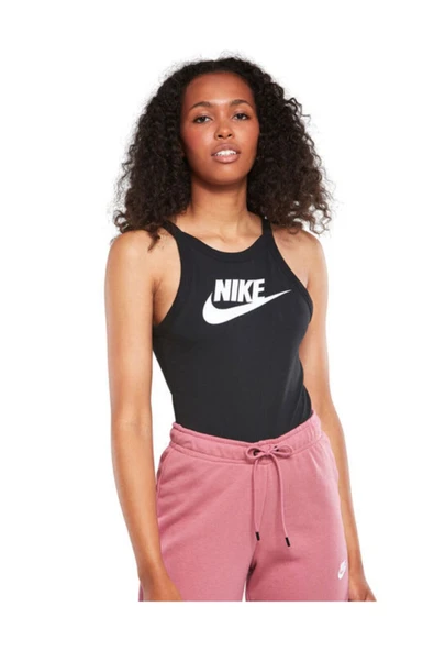 Nike Women's Sportswear Bodysuit: Black Kadın Body - Cu5128-010 - Resim 7