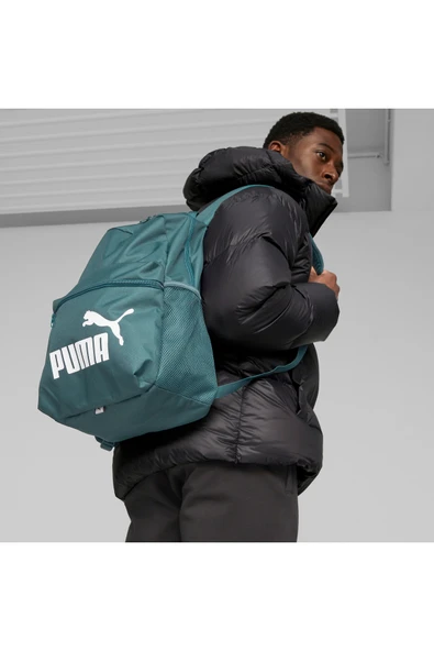 Puma Çanta Phase Backpack Haki 079943-09 - Resim 4