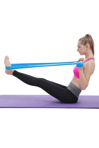 Pacific Sport Pilates Direnç  Lastiği 250cmx15cm (Hard) - 4