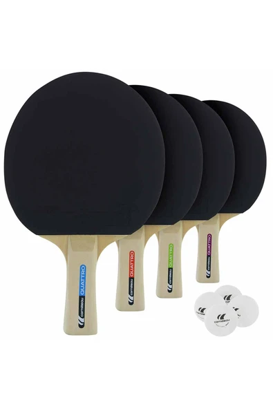 Cornilleau Sport Pack Quattro Ittf Onaylı Masa Tenisi 4 Raket + 4 Top Set