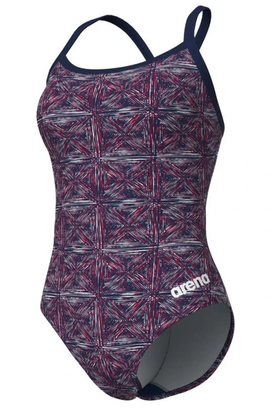 ARENA ABSTRACT TILES KADIN YÜZÜCÜ MAYOSU 007141417 - 2