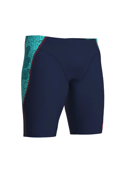 ARENA Men's Camo Kıkko Swım Jammer/navy - Resim 7