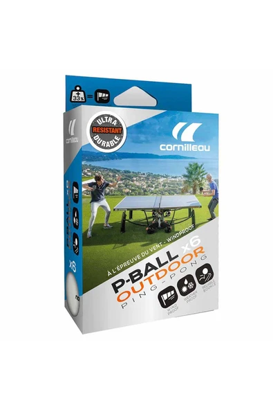Cornilleau P-ball Outdoor 6lı Masa Tenisi Topu - 1