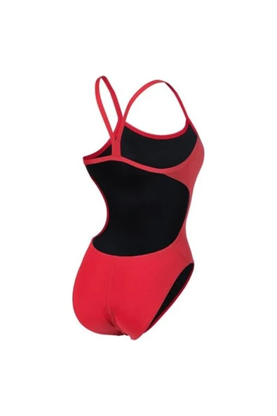 ARENA Team Swimsuit Challenge Solid Kadın Kırmızı Yüzücü Mayosu 004766450 - 2