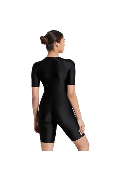 Zoggs Stellar Kneesuit Sleeve Print Kadın Mayosu - 2