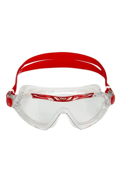 Aqua Sphere Aquasphere Vista Xp Şeffaf Lens Kırmızı Yüzücü Gözlüğü - 2