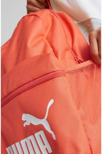 Puma Phase BackPack 075487-01 Unisex Sırt Çantası TURUNCU - Resim 6