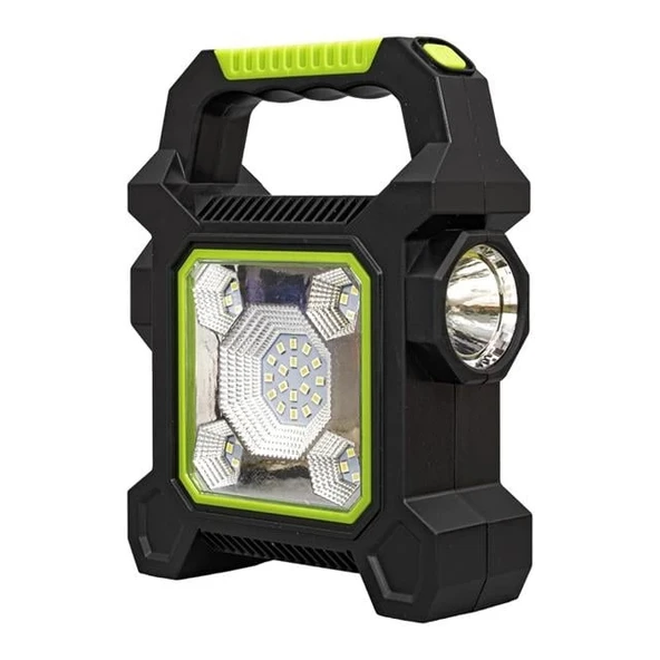 Powermaster JY-258C 3 Kademeli̇ Şarjlı Çok Fonksiyonlu Solar Işıldak ürün görseli