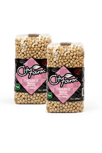City Farm Organik Nohut 1 kg, 2 adet