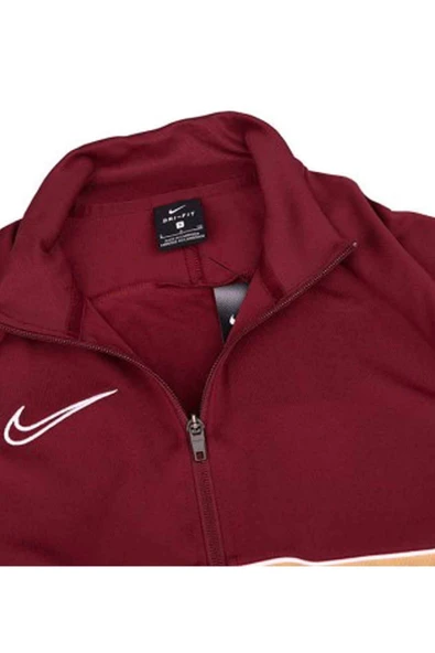 Nike Dri Fit Academy Erkek Kırmızı Dik Yaka Ceket - Resim 4